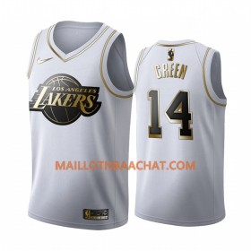 Maillot NBA Los Angeles Lakers Danny Green 14 Nike 2019-20 Blanc Golden Edition Swingman - Homme